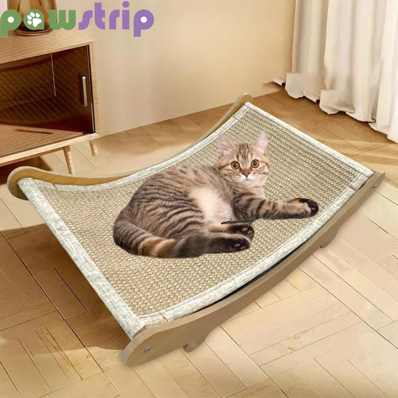 Sisal Cat Scratching Board, Resistente ao desgaste Pet Scratcher, Multifuction Cats Sleeping Bed, Gatinho Grinding Claw Toys