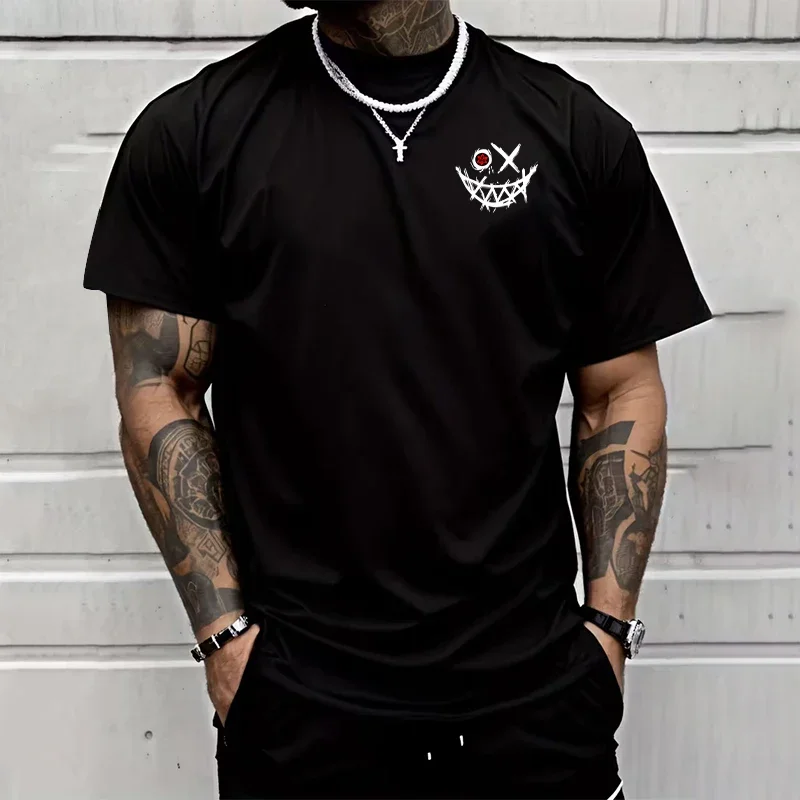 High Quality 100% Cotton O-neck Short Sleeve Tops T-shirt for Men Summer Daily Casual Fashion Breathable Tees 2026 Men's Clothes image 3