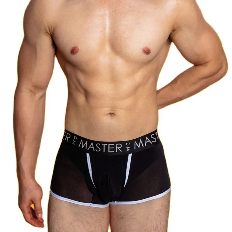 Underwear Sexy Man Panties Boxers Man Silk Comfortable Men Underpants Solid Quick Dry Briefs Hot Underwear Men Cueca