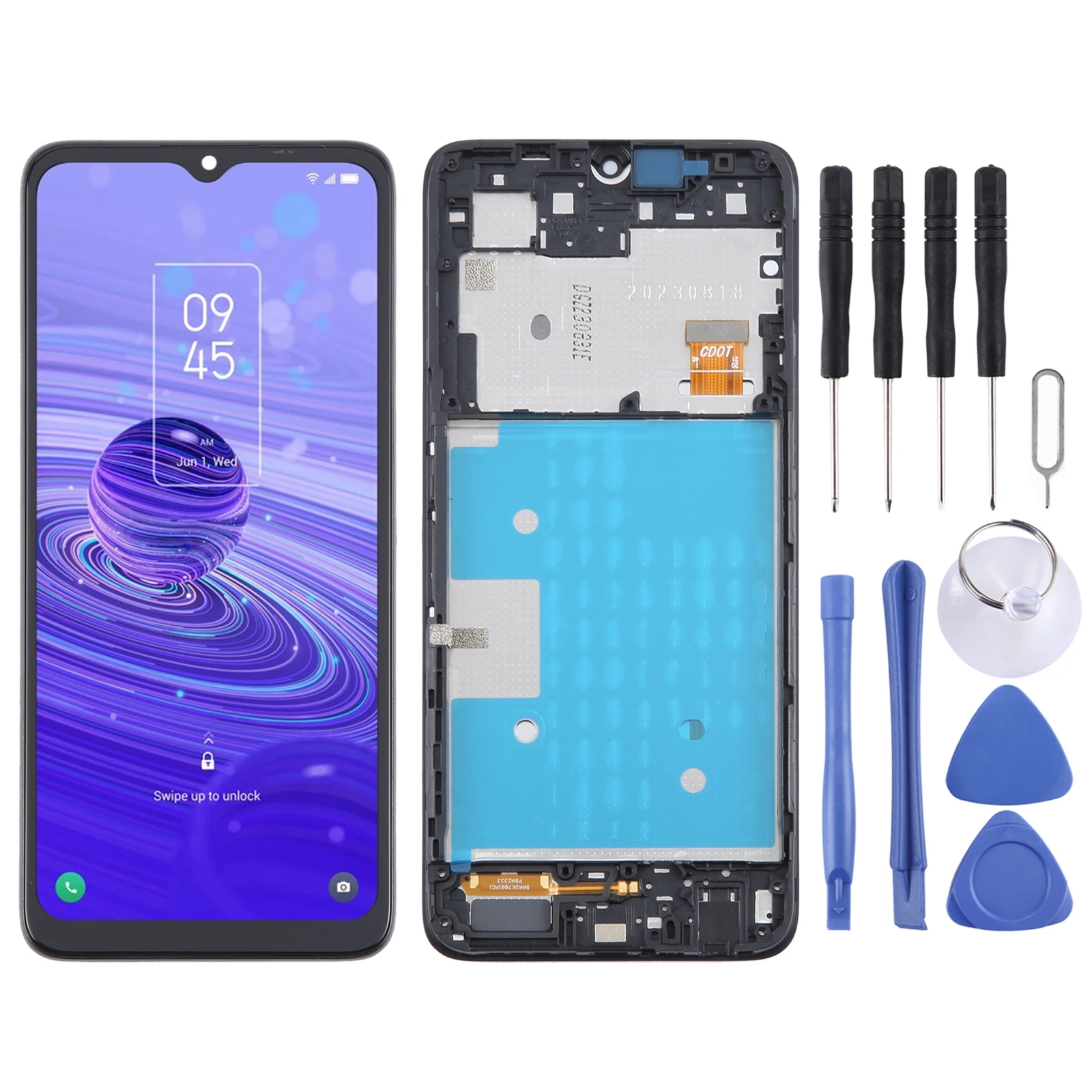 tcl-40r-405-408-40-se-40xl-406-40-nxtpaper-4g-5g-50-se-oem-lcdスクリーンデジタイザーフルアセンブリ（フレーム付き）