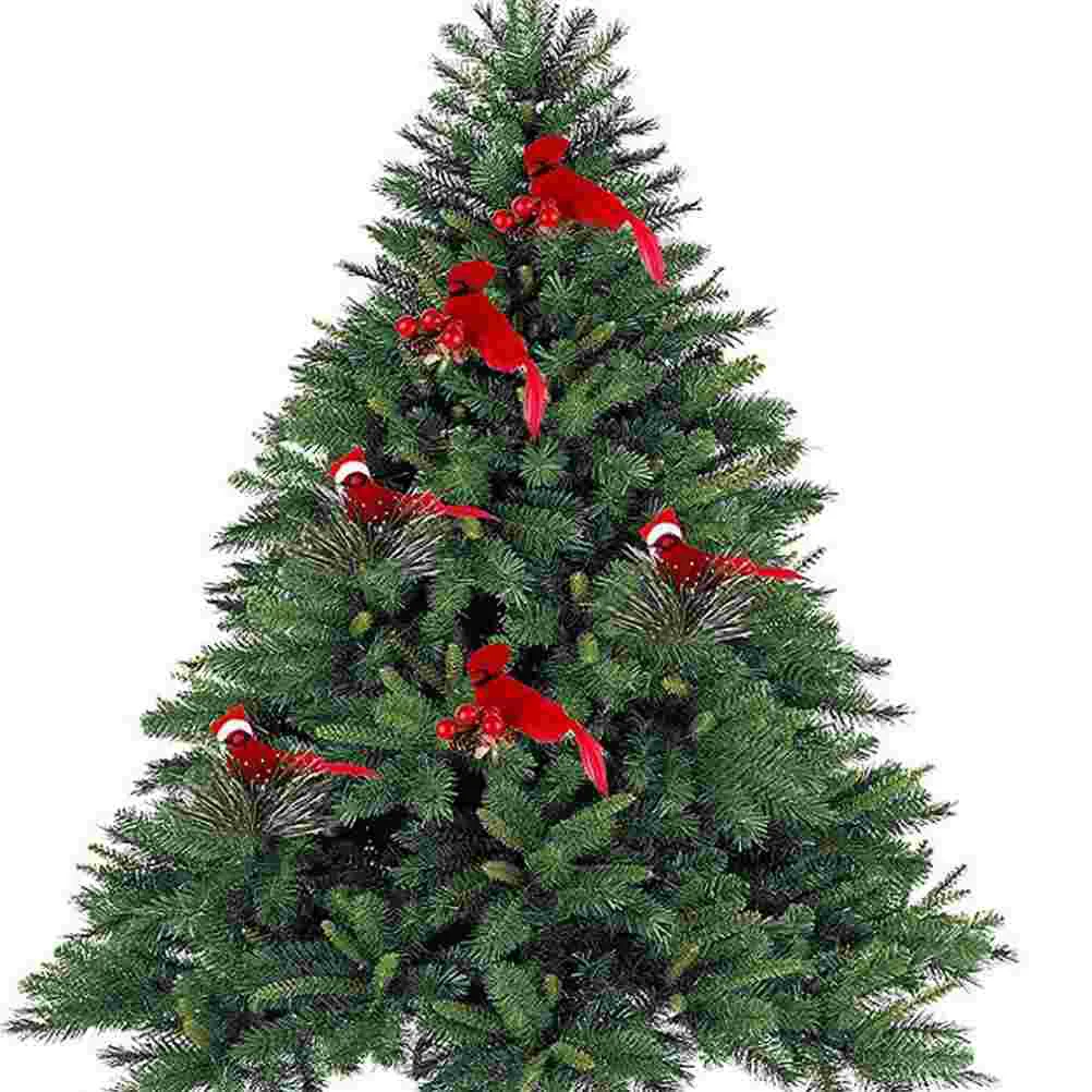 

3 Pcs Foam Bird Black Crow Decoration Baubles Animal Christmas Supplies