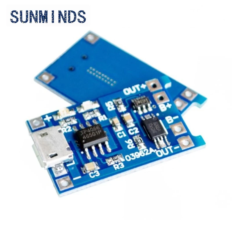 1pcs 5V Micro USB 1A 18650 Lithium Battery Charging Board With Protection Charger Module