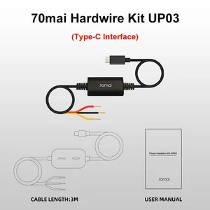 Kabel Pengawasan Parkir 70mai Asli UP03 untuk Kit Kabel Keras 70mai A810 A510 X800 X200 Omni M500 UP03 Monitor Parkir 24 Jam 10 penjualan terbaik d800 - №
