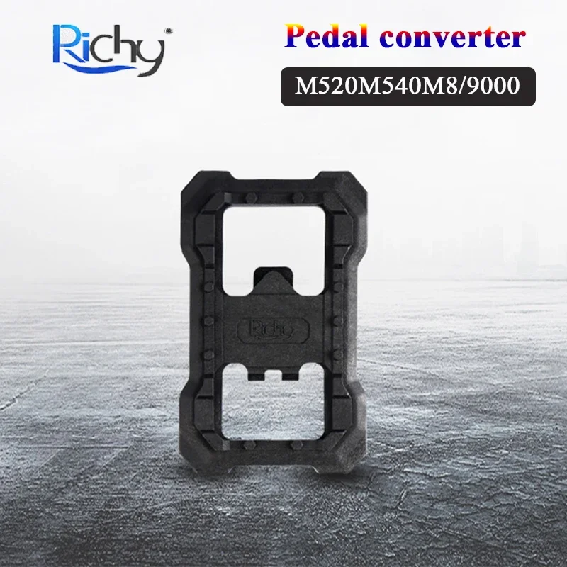 Richy 2pcs Durable Clipless Pedal for SPD Bicycle Clipless Pedal Platform Adapters for Shimano M520 M540 M8000 M9000 MTB Pedals