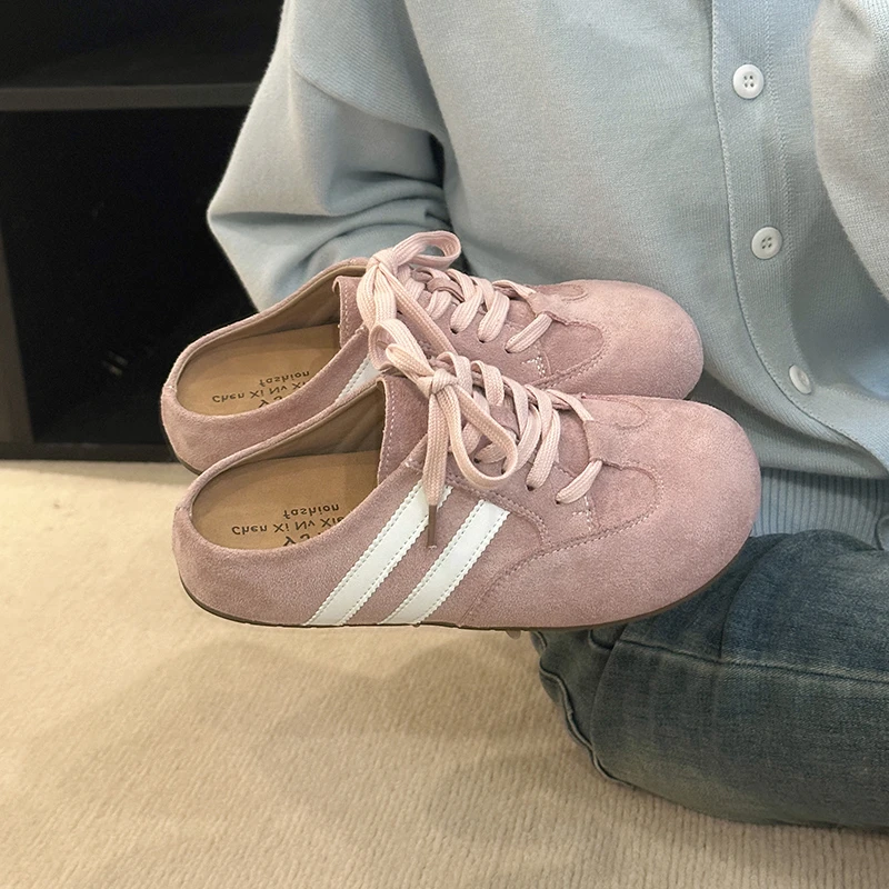 

Casual Sneakers Woman Shoes Slippers Flats Platform Sandals Mules 2025 Brand Designer Lace Up Loafers Summer Women's Sneakers
