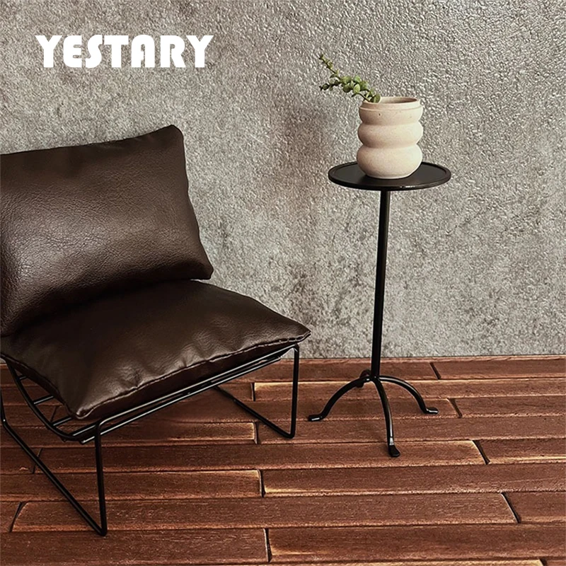 

YESTARY BJD Dolls Furniture Iron Tea Table For 1/6 Blythe Ob24 Dollhouse Furniture Decoration Miniature Items Toys Mini Table