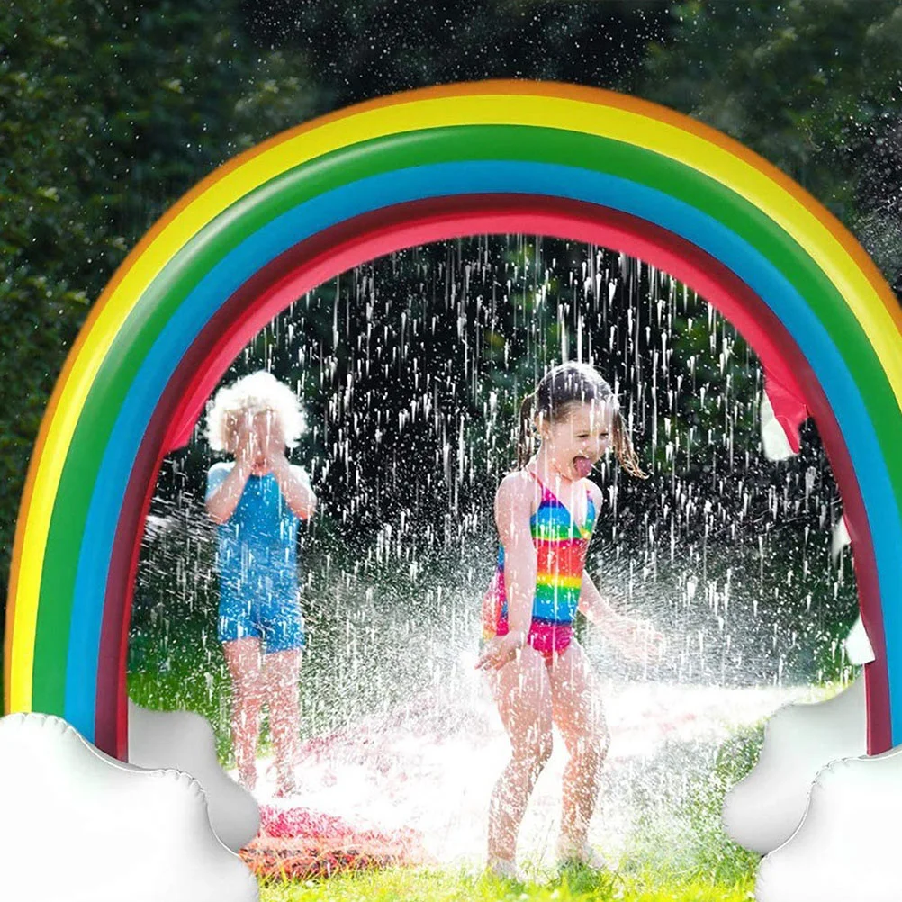 Sprinkler Arch Summer Playing Toy Safe Water Kids Outdoor Gaming Garden Childrens Toys