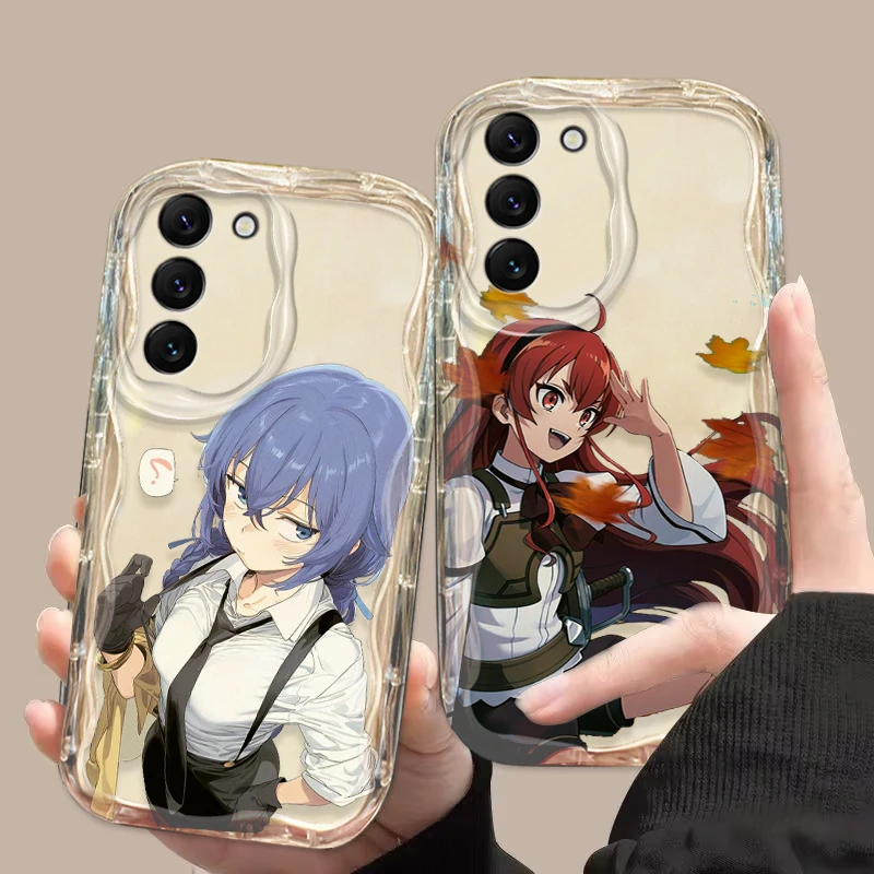 Anime Mushoku Tensei Cover For S21 S23 S24 Ultra Plus FE A55 A35 A25 A05S A54 A53 A52 A33 A32 Wave Oil Phone Case