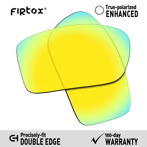 Imagen 2 del producto Lentes polarizadas Firtox True UV400 de repuesto para gafas de sol Oakley Double Edge OO9380 - 66 mm (solo lentes) - Varios colores