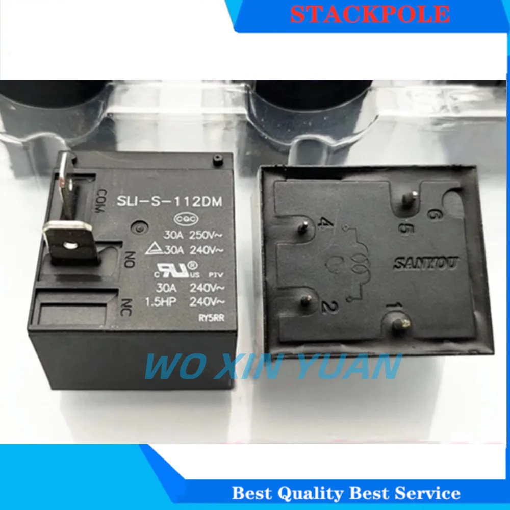 5PCS/lot  SLI-S-112DM   SLI-S-124DM 12V   24v  30A 4 Pins Relay
