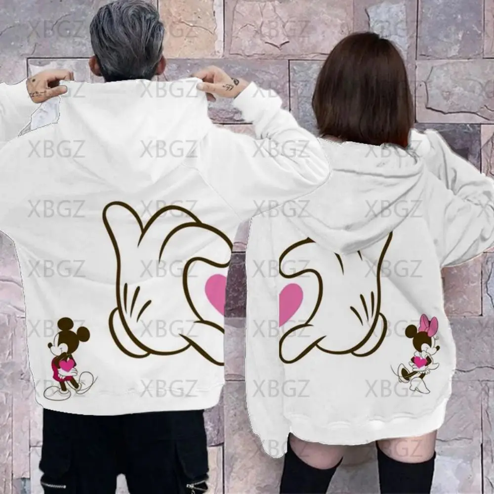 Sweatshirt Woman Y2k Disney Men's Sweatshirts Children's Hoodie Women's Couple Outfit 2022 Hoodies Mickey Clothing Fashion Top