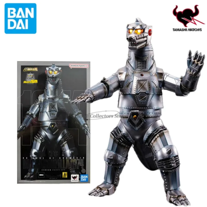 

В наличии Оригинальная подвижная фигурка Bandai DX Super Alloy Mechagodzilla 1974 из сплава, готовая аниме-фигурка, украшение, подарок