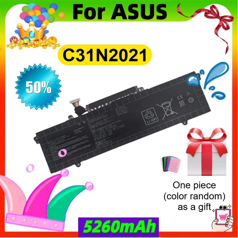

C31N2021 Laptop Battery For ASUS ZenBook 14X OLED Flip OLED UM5401QA UX5401EA UP5401EA UX5400EA UM5401 UX5401 UX5400