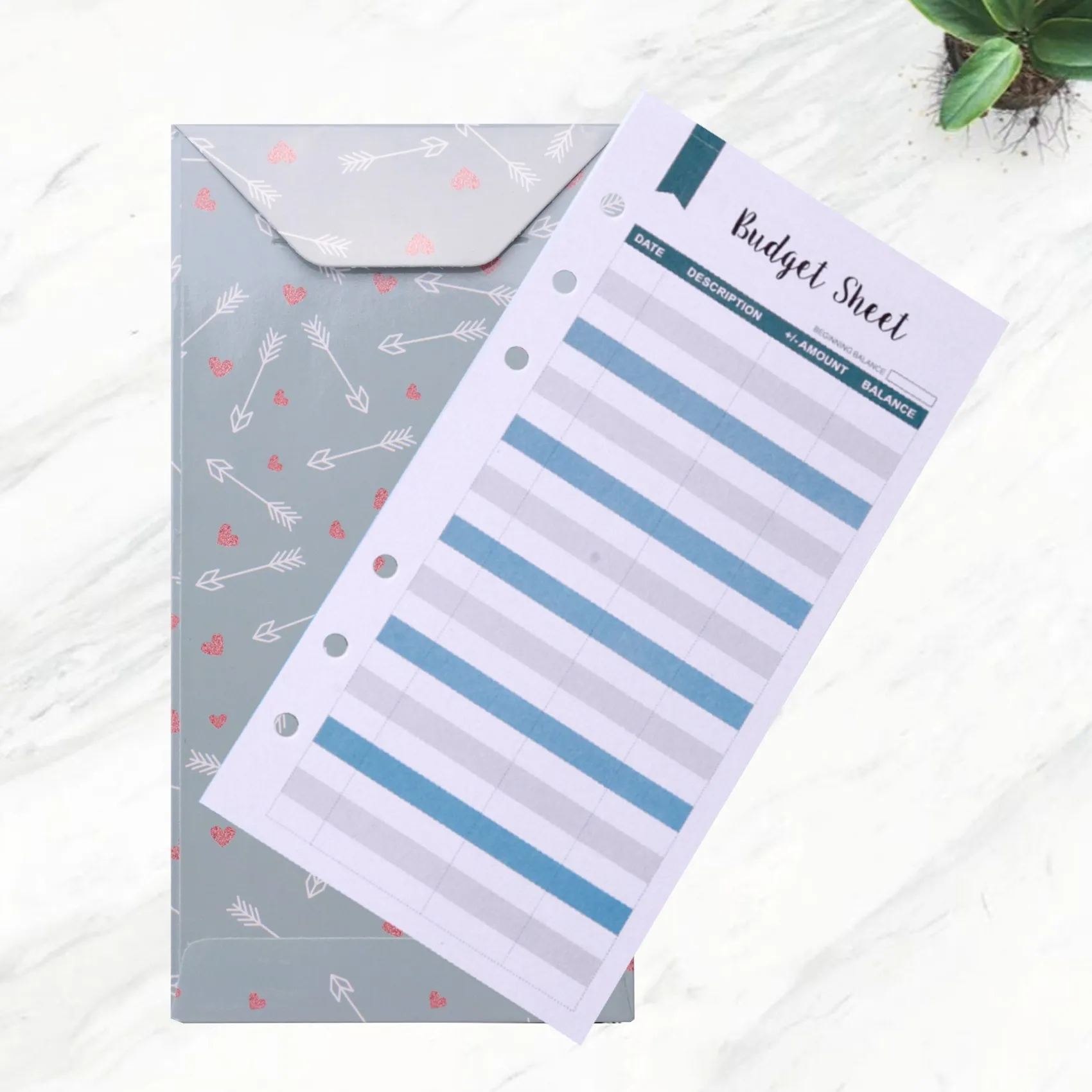 FTGT-12 Packs Budget Envelopes Laminated Cash Envelope for Budgeting and Saving Money Waterproof Finance Keeper Organizer