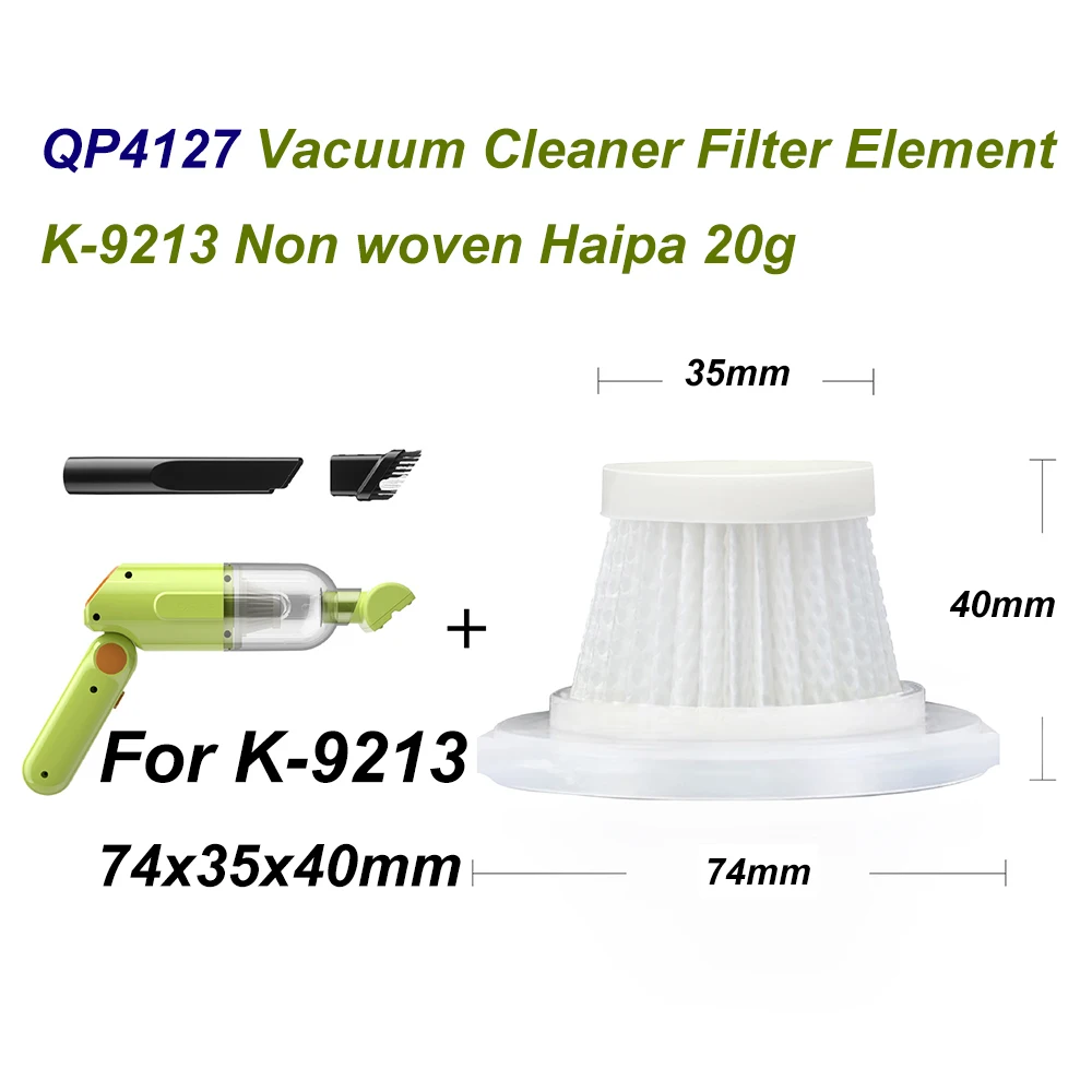 4 Pcs K-9213- Special non-woven fabric Haipa Car maintenance Tools Household Vacuum Cleaner Accessories RV accessories