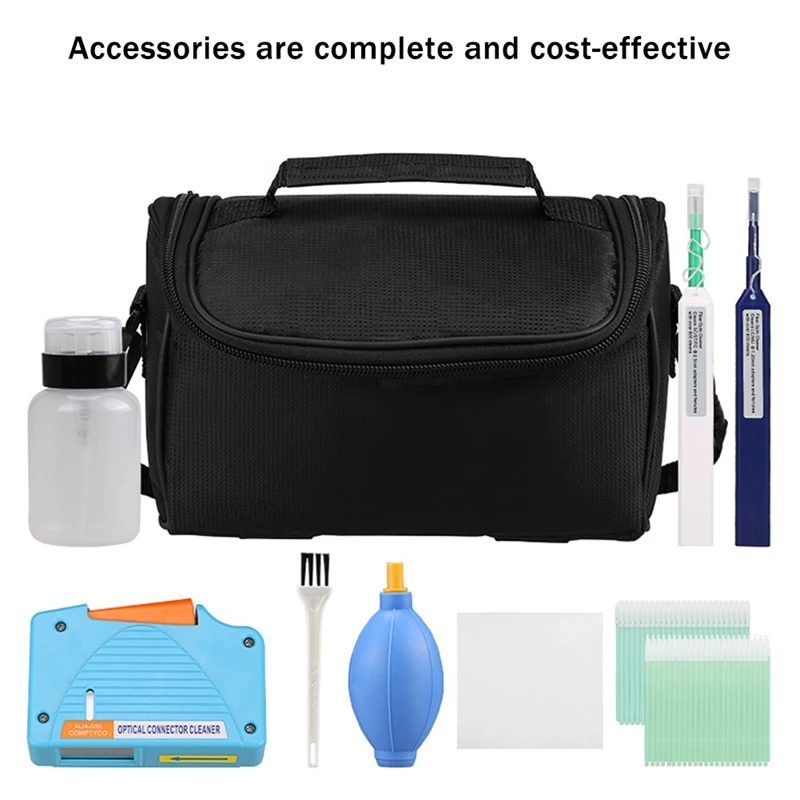 10-częściowy zestaw do czyszczenia światłowodów Narzędzie do czyszczenia światłowodów z kasetą do czyszczenia światłowodów do złączy ST LC