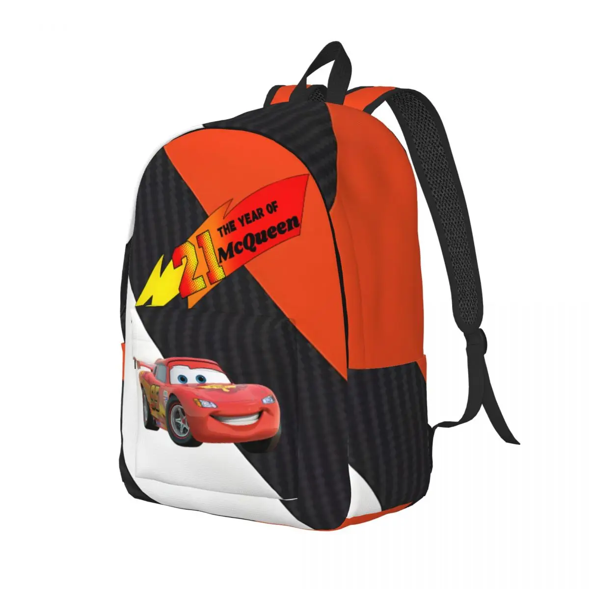 Storage Bag Lightning Mcqueen Sticker Zipper Closure lightning mcqueen For Boy Girl Birthday Gift Daily Storage Bag Campus