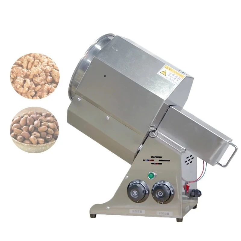 Electric Nut Seeds Chestnuts Roaster Pot Nuts Roasting Machine