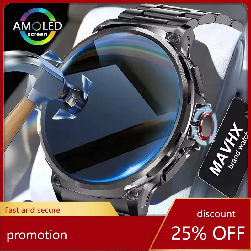 YFY Inch Ultra-HD Smartwatch for Men with Bluetooth Calling and Dialing Function