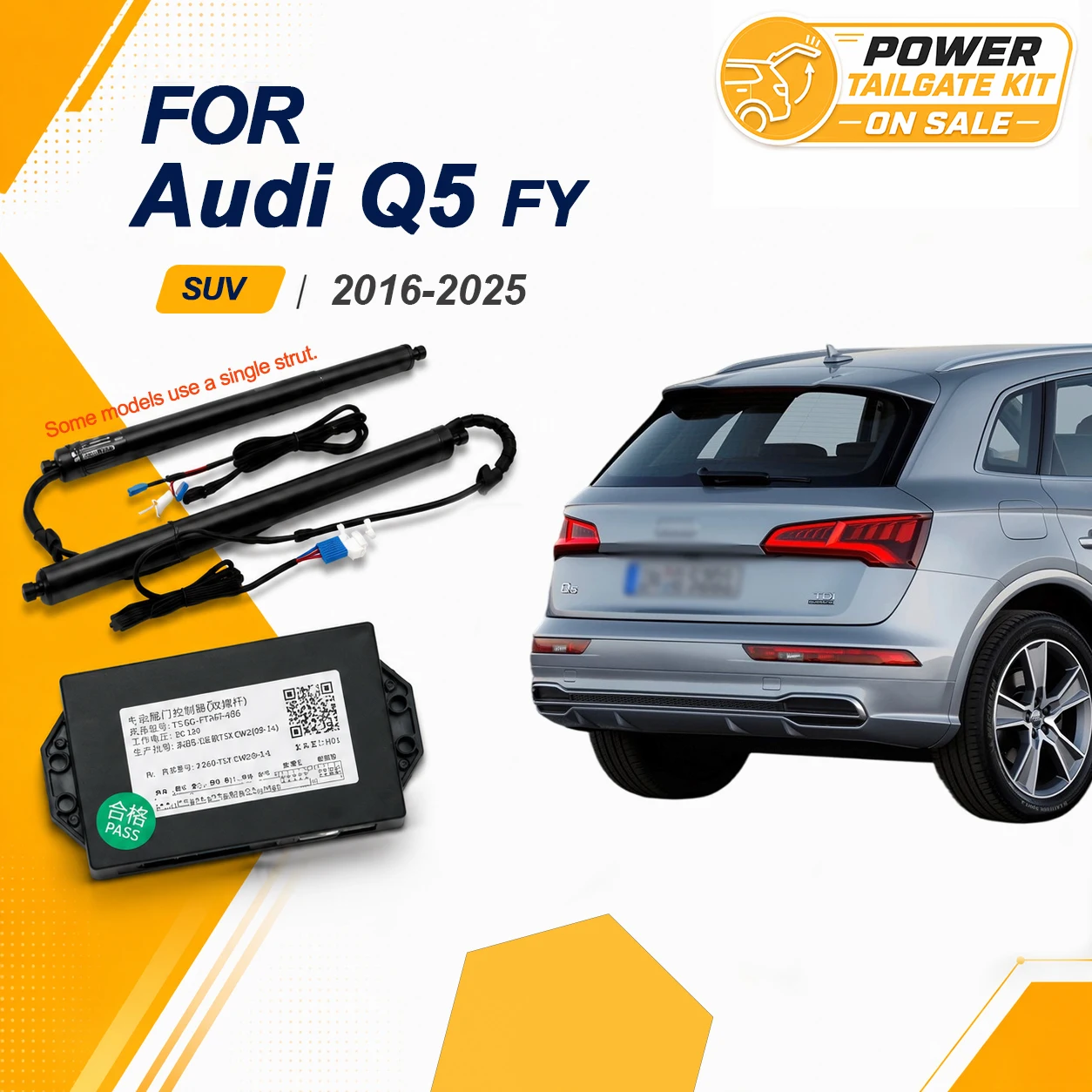 For Audi Q5 FY 2016-2025 Car Power Trunk Lift Electric Hatch Tailgate Tail Gate Strut Auto Rear Door Actuator