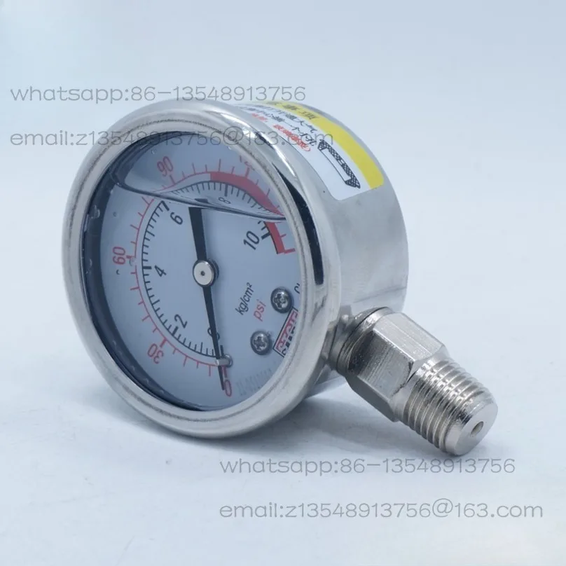 Shockproof pressure gauge YN-50 1/4 thread oil pressure gauge factory direct sales in stock