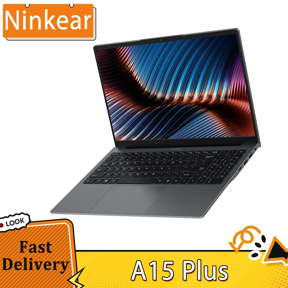 Neuer Ninkear A15 Plus 15,6-Zoll-Laptop, AMD Ryzen 7 5825U, 8 Kerne, 4,5 GHz, 1920 x 1080 IPS-Bildschirm, 32 GB RAM, 1 TB SSD, 2,4 G/5 G WLAN
