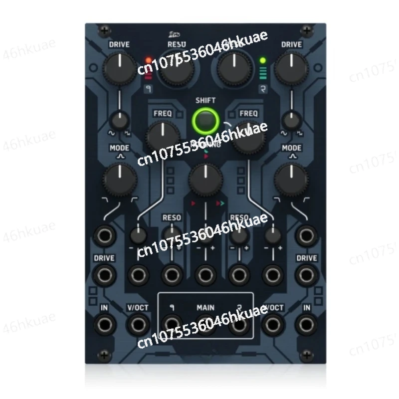 12 DB State Variable Filters for Ori-Rock Rack Systems. Dual Analog Multi-mode Filter with Two Music-grade