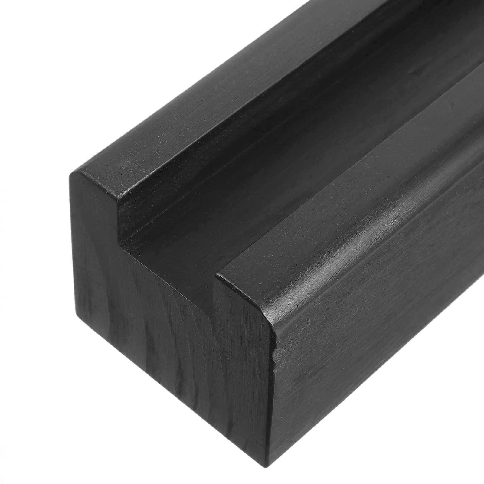 Wood Floor Mirror Stand Full Length Mirror Support Base 12 Length 2 Groove Width Stable Anti Slip Heavy Frame Holder Bedroom