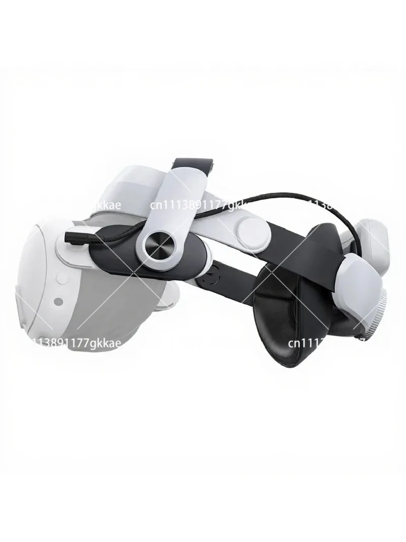 VR Headset Battery Pack Headband Compatible with Quest 3, Adjustable Comfort Strap for Extended Play
