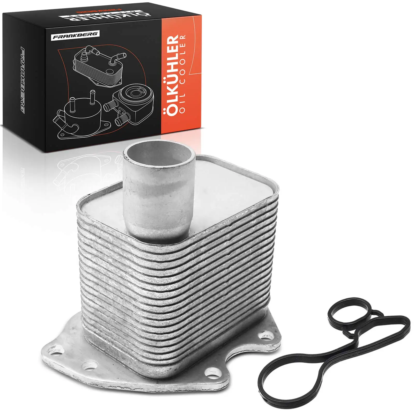 Frankberg 1x Ölkühler Motoröl für Opel Astra J Corsa D S07 Meriva B MPV S10 1.4L 55565388