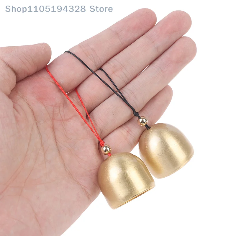 [FN] 1 قطعة جرس نحاسي معدني تزيين جرس الباب DIY صناعة أجراس الرياح الحرفية