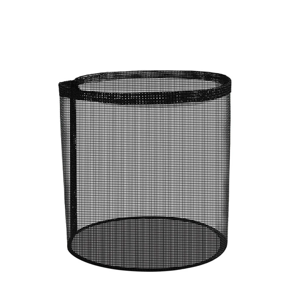 Reusable for flexible Mesh Pond Planting Bags 4 Pieces Black Mesh Pots 7 1 Inch Diameter for Aquatic and Terrestrial Plants