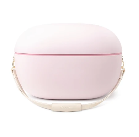 2025 Nueva mini caja más fresca rosa de doble zona: refrigerador y congelador portátiles para el cuidado de la piel para mujeres, camping y viajes al aire libre