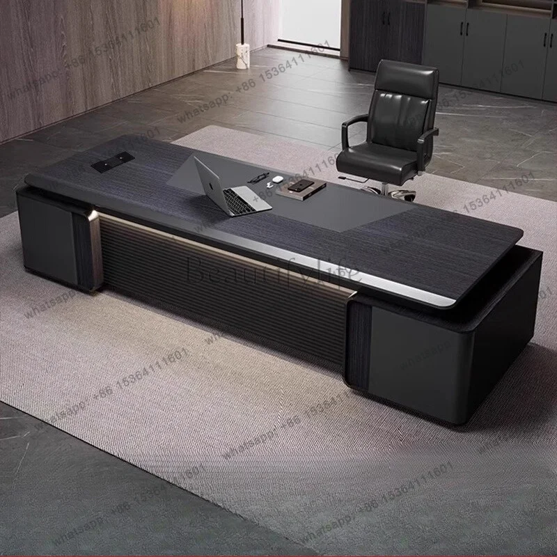 Strong Designer Executive Desk Storage Drawers Large Wood Cheap Office Desks Modern Luxury Mesa