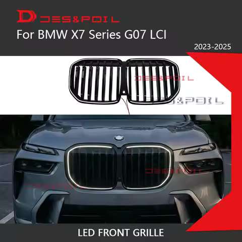 LED Light Grille For BMW X7 Series G07 LCI Kidney Grille Front Illuminated Grill Grid M Sport With Lamp 2023-2025 xDrive40i