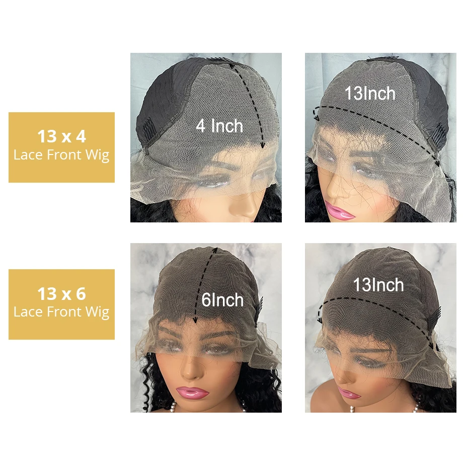 Transparent 13x4 13x6 HD Straight Lace Front Human Hair Wigs For Women Bone Straight Human Hair Lace Frontal Wigs PrePlucked Wig