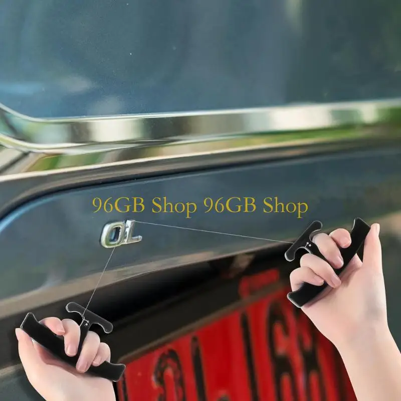 96GB Auto Badge Remover Set Scratch Designs Vehicle Symbol Removal set Perfect for Detailing & Window Tint Installation