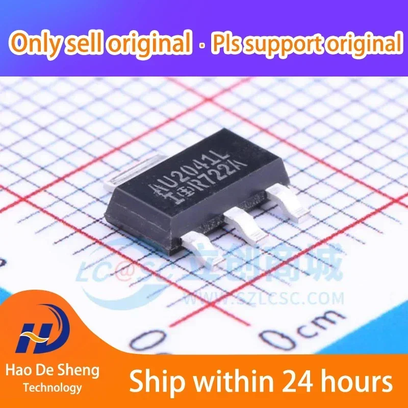 10-pz-lotto-auips2041ltr-sot-223-nuovo-originale-disponibile