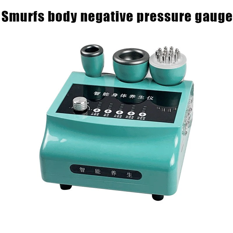 

Blue Elf Scraping and Cupping Instrument for Clearing Meridians, Electric Intelligent Negative Pressure Cupping Massage Instrume