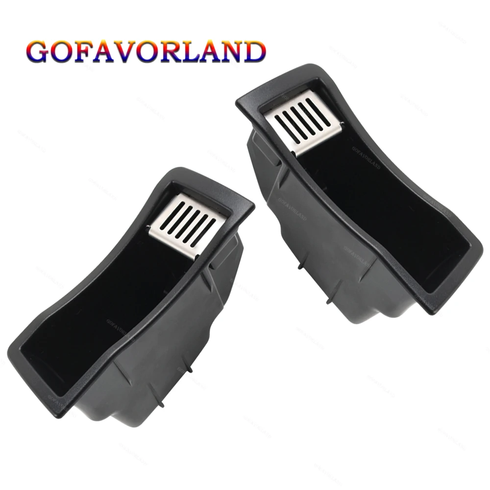 

51427457543 51427457544 Pair Rear Left Right Door Ashtray Insert Plastic Black For BMW 7 G11 G12