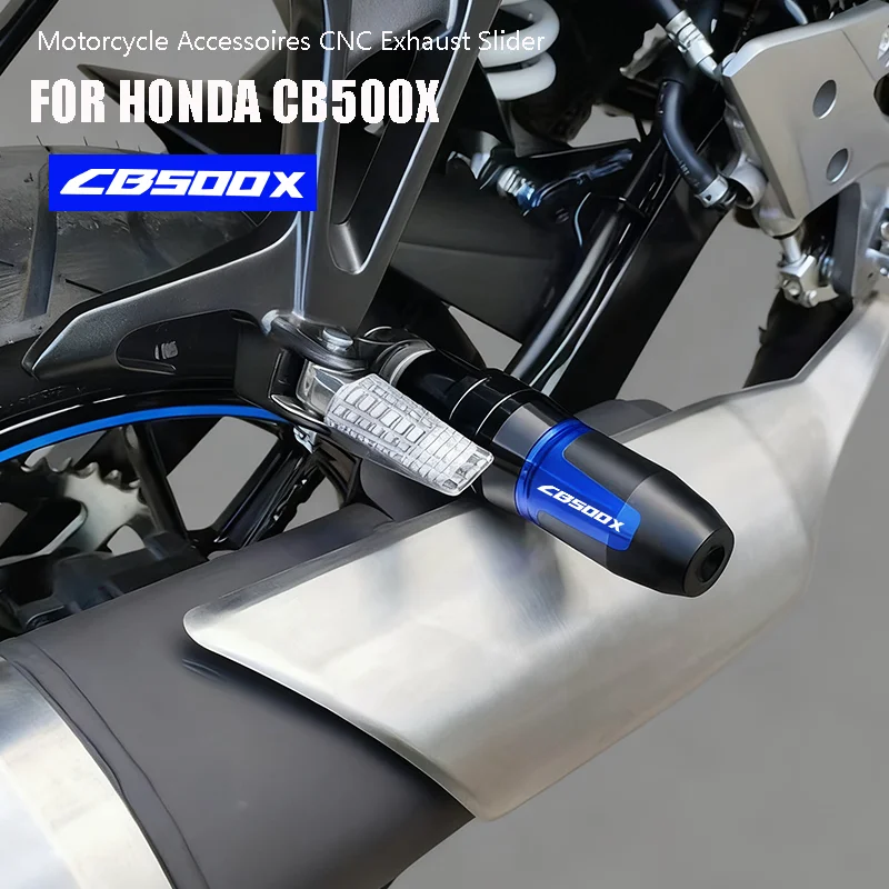 

Fit For Honda CB500X CB 500X 2013-2025 Motorcycle Accessoires CNC Falling Protection Exhaust Slider Crash Pad Slider Protector