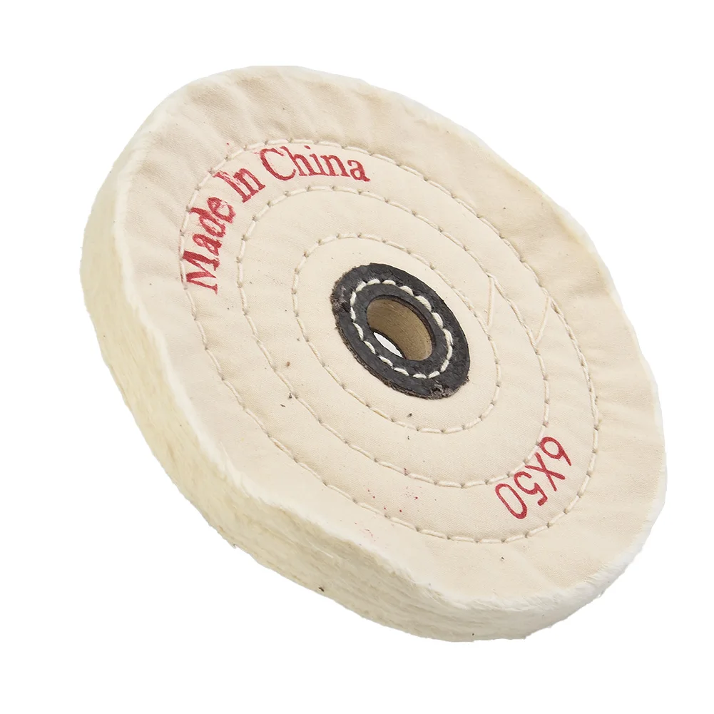 Polish Polishing wheel Mop Disc Grinder Jewelry Kit Buffing Flannel Metal Stainless steel 150mm Cloth 6 Inch Pad