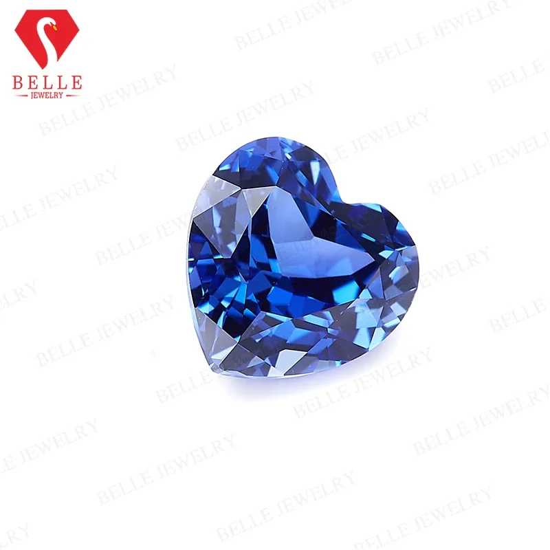 New Promotion Wholesale Brilliant Heart Cut Natural Lab Grown Sapphire VVS1 AGL Certificated Diamond Beads Jewelry Making Charms