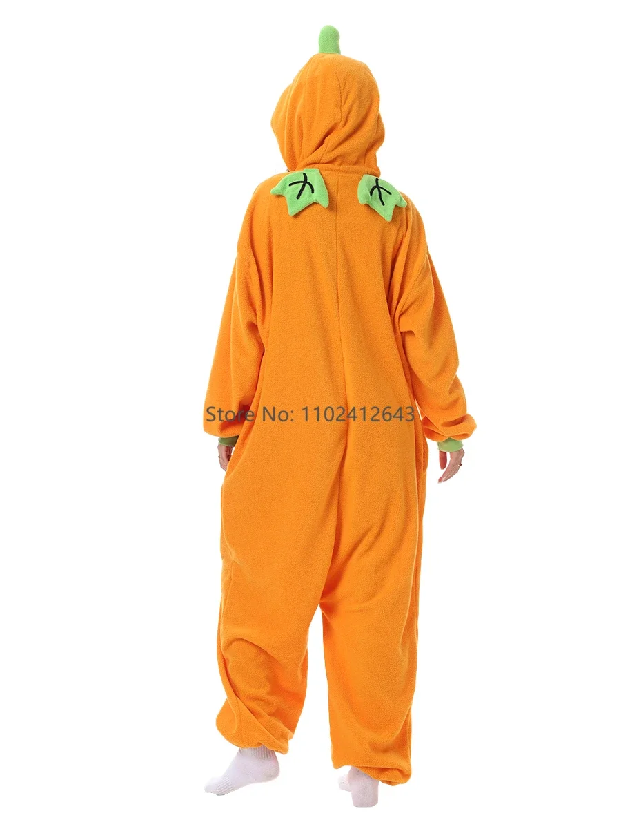 Halloween Onesie Pumpkin For Women Men Adult Fruit Kigurumis Pyjamas Cartoon Pajama Homewear Cosplay Costume