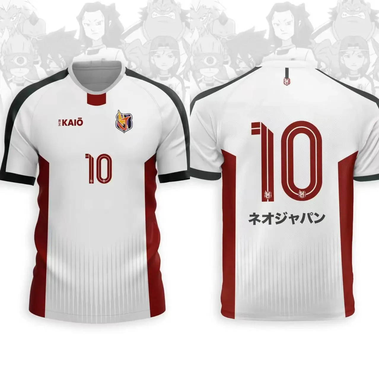 2025 New Inazuma Eleven Kaio Jersey 3D Print Kids Anime Football T-Shirts Summer Men's/Women's Casual Sports Tees Y2k Soccer Top