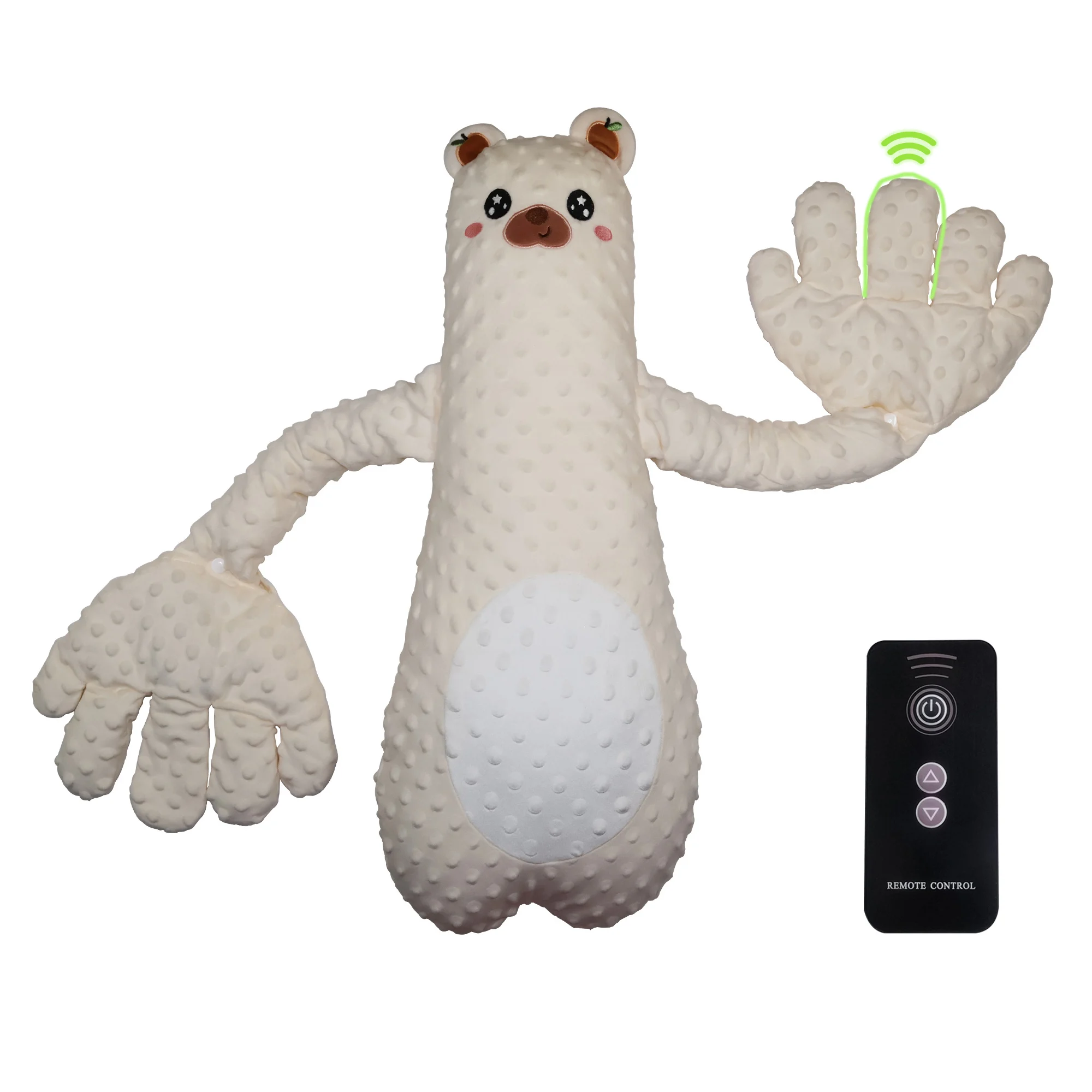 

Cute Cartoon Animal Bear Plush Stuffed Doll Palm Hug Patting Toy for Birthday Gift Party Decors