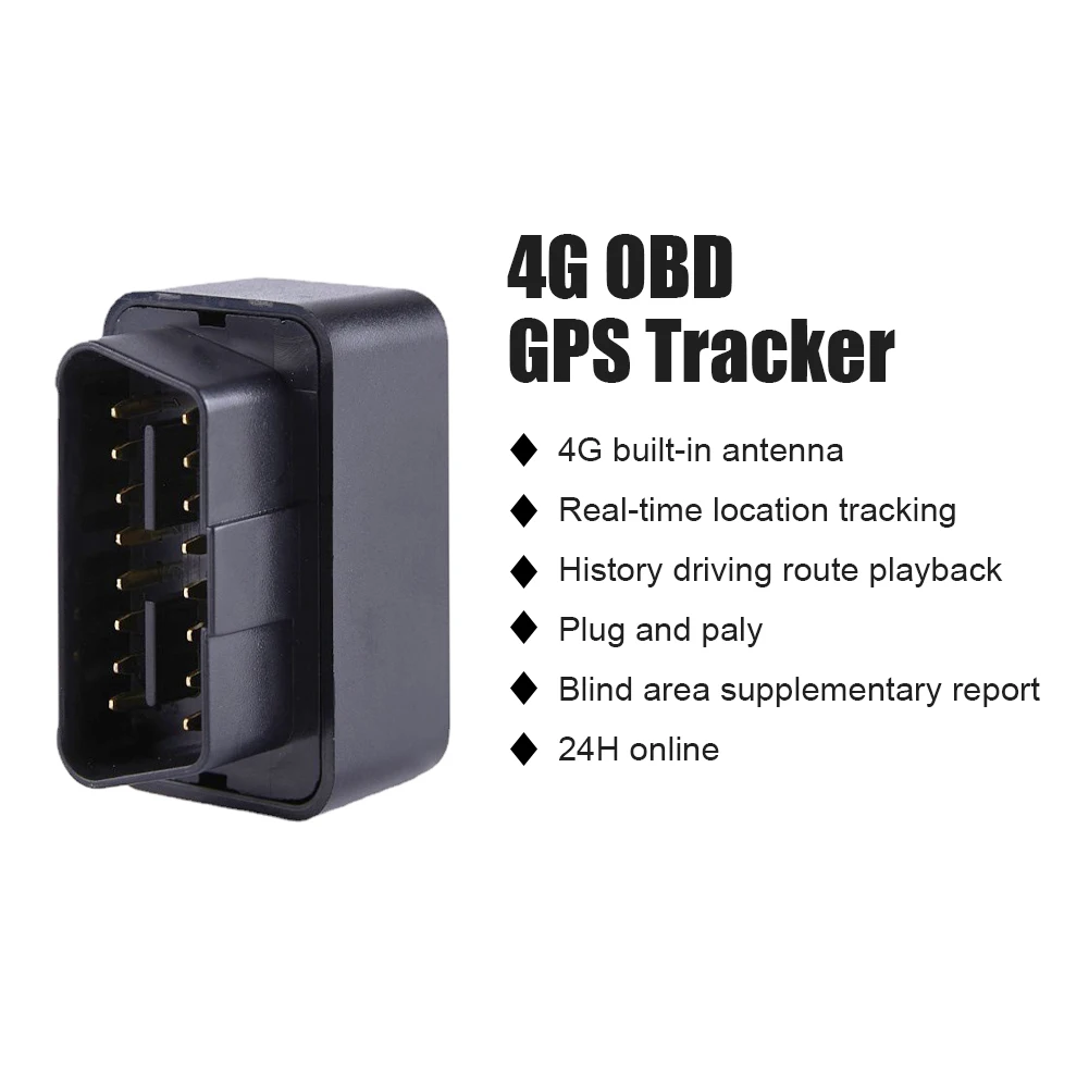 Universsal Car 2G 4G GPS Tracker Anti-Theft Alarm Tracking Device 12V-24V   Free APP for iOS Andriod SMS Call Geofence Locator