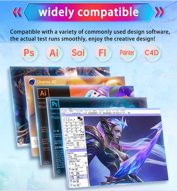 تابلت الرسم البياني الرقمي مع لوحة توقيع الشاشة، تدوين الملاحظات، تابلت الرسم البياني