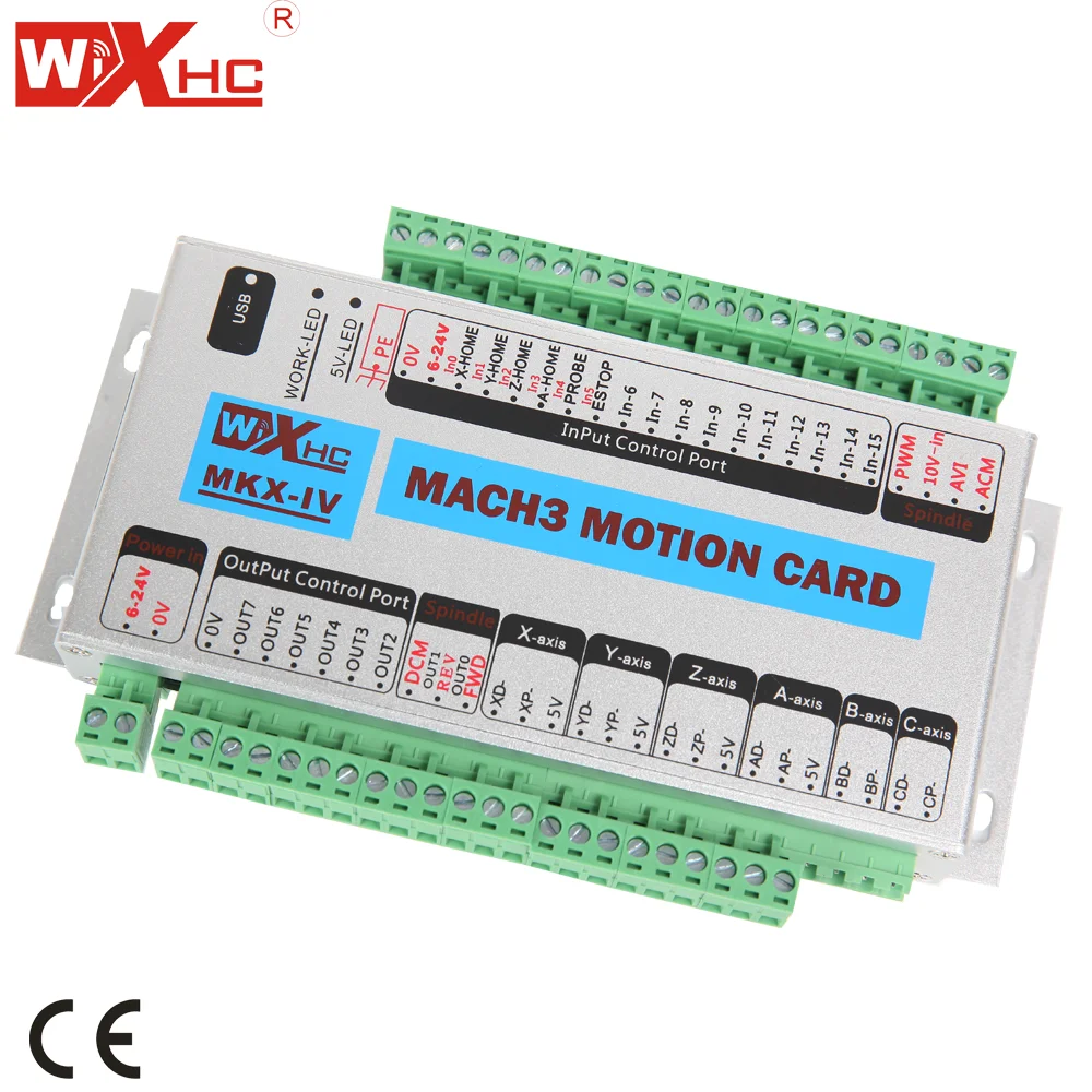 Cnc Engraving Machine mach3 3 Axis Motion Usb Cnc Controller 2000khz Output Speed Pulse MK4-IV