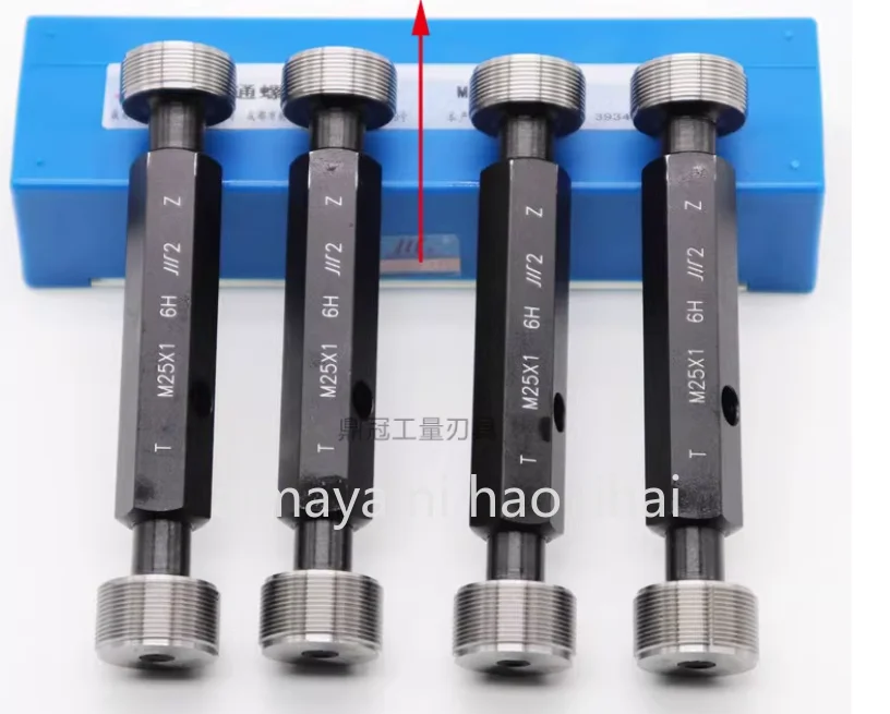 Volume Thread Plug Gauge Tooth Gauge Pass Stop Gauge M3M4M5M6M8M9M10M12M14M16M18M20 Coarse Tooth Fine Tooth